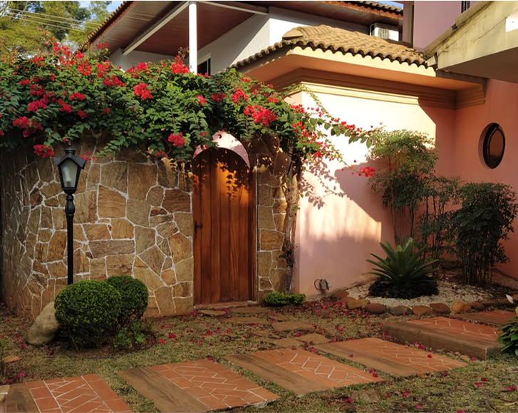 Projeto paisagístico - Entrada auxiliar
